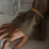 Stainless Steel Plated Wristband Bracelets For Women