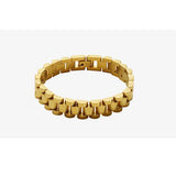 Stainless Steel Plated Wristband Bracelets For Women