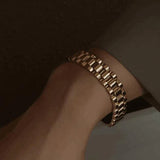 Stainless Steel Plated Wristband Bracelets For Women