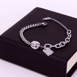 Stainless Steel Good Luck Charm Bracelet for Women S10-508