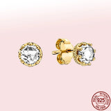 Heart & Conch Shell Earrings 925 Silver For Women Jewelry Gift