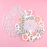 Big Size Flower Shape Clock Silicone Epoxy Resin Molds DIY Jewelry Making