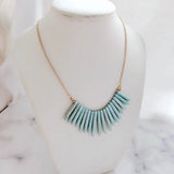 Pine Pendant Short Chain Necklace for Women XL0519