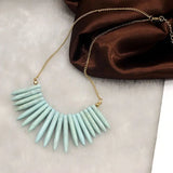 Pine Pendant Short Chain Necklace for Women XL0519