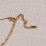 Y2K Heart Angle Pendant Necklace Women