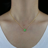 Colorful Geometric Round Charm Necklace for Girl