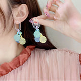 Summer Fresh Bubble Clip-on Earrings Acrylic Ball for Women Girl
