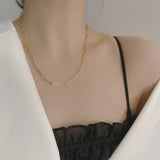 Fairy Sparkling Necklace S925 Sterling Silver Cold Wind Clavicle Chain
