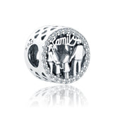 Teen Boy Heart Charm Bead for Pendant Silver 925 Bracelet