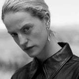 Tide Earrings Exaggerated Retro Long Ear Clip Irregular Ear Bones Women Jewelry
