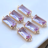 Crystal Water Drop Earring Pendant Necklace Charms DIY Earrings