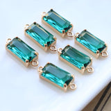 Crystal Water Drop Earring Pendant Necklace Charms DIY Earrings