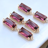 Crystal Water Drop Earring Pendant Necklace Charms DIY Earrings