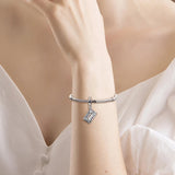 Love Songs Mix Tape Dangle Charms 925 Sterling Silver Bead Bracelet Gift