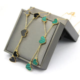 Vintage Lucky Peach Heart Pendant Choker Necklace Women's Jewelry