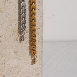 Silver Unisex Bracelet Titanium Steel Chain Bracelets For Men