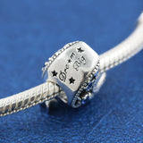 S925 Sterling Silver Stars & Moon Pendant for Bracelets & Necklaces