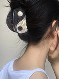 Yin Yang Claws Acrylic Tai Chi Hair Clip Headwear