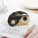 Yin Yang Claws Acrylic Tai Chi Hair Clip Headwear