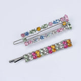 ZA Crystal Hair Clips CZ Rhinestone Hairpins Barrettes Headwear