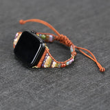Beads Leather Watch Strap & Bracelet Set