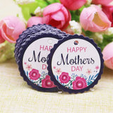 DIY Happy Parent Hang Tag 100pcs Round Paper Party Supplies Card Tag