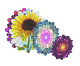 Round Daisy Flower Coaster Silicone Mold