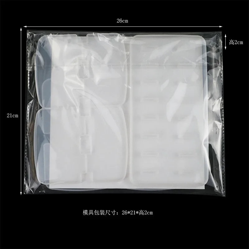 Silicone Mold Makeup Rack Storage Tray Eyeshadow Stand Table Jewelry DIY