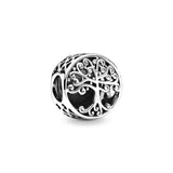 Heart Daisy Life Tree Dog Paw Coffee Cup Pendant Charms Silver Bracelet