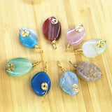 10pcs Hand-made Rose Quartzs Necklace Pendant for Jewelry Making