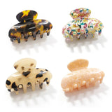 Acetate Hair Claw Clips Barrette Clamp Jelly Colors Hairpin Hair Accessories