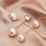 Pearl Long Brooch Pin for DIY Brooches Lapel Dress Parts Pins Jewelry