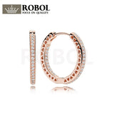 925 Sterling Silver Charm Earrings 286318CZ