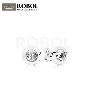 925 Silver Charm Earrings Women's Jewelry 296216CZ