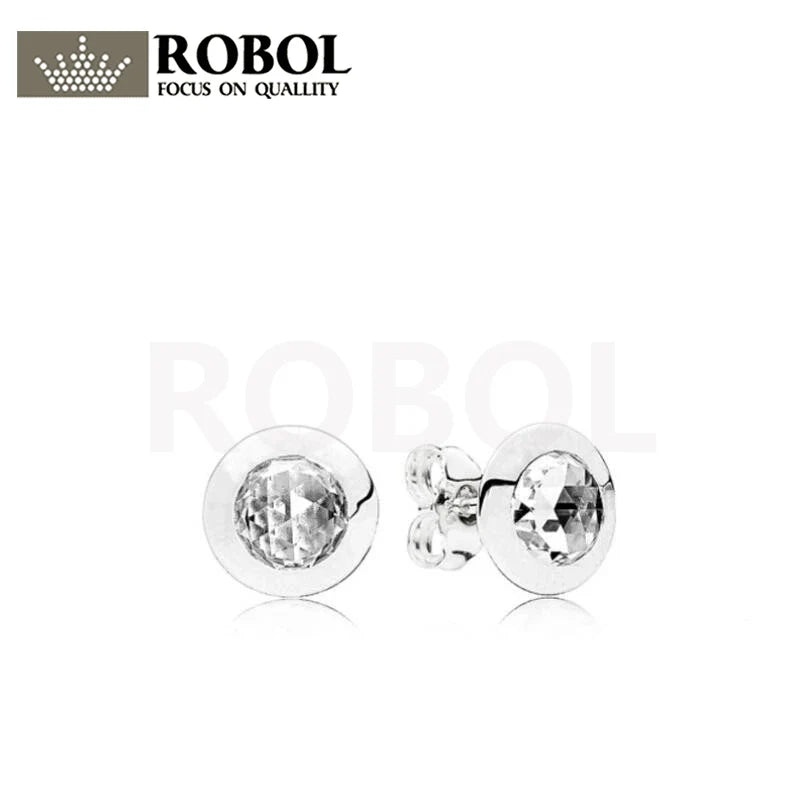 925 Silver Charm Earrings Women's Jewelry 296216CZ