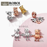 925 Sterling Silver Family and Unicorn Charms for Actress