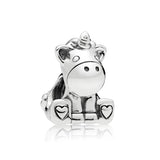 925 Sterling Silver Family and Unicorn Charms for Actress