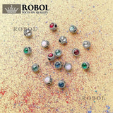 925 Sterling Silver Women's Beads Charm Jewelry