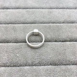 925 Sterling Silver Heart Gemstone Ring for Women