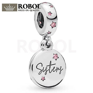 Silver Art Letter Gear Label Pendant Gothic Punk Jewelry