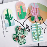 Cactus Print Pattern Acrylic Pendant Geometric Earrings
