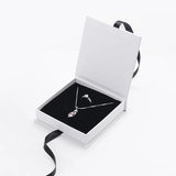 Portable Jewelry Box Organizer Travel Jewelry Case Square bowknot box
