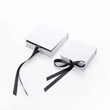 Portable Jewelry Box Organizer Travel Jewelry Case Square bowknot box