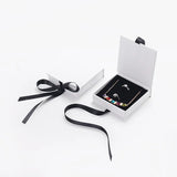 Portable Jewelry Box Organizer Travel Jewelry Case Square bowknot box