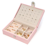 Portable Jewelry Box PU Leather Jewelry Organizer For Women