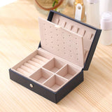 Portable Jewelry Box PU Leather Jewelry Organizer For Women