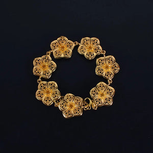 Retro Bauhinia Bracelet with Female Temperament