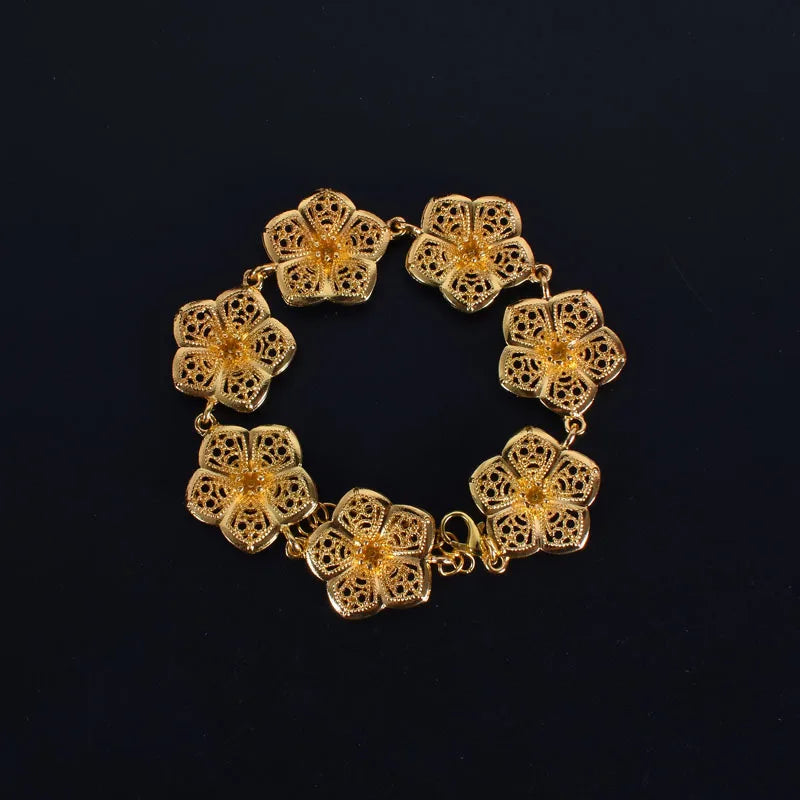 Retro Bauhinia Bracelet with Female Temperament