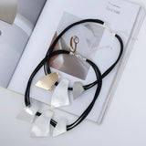 Punk Metal Geometric Irregular Necklaces For Women Girls