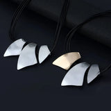 Punk Metal Geometric Irregular Necklaces For Women Girls